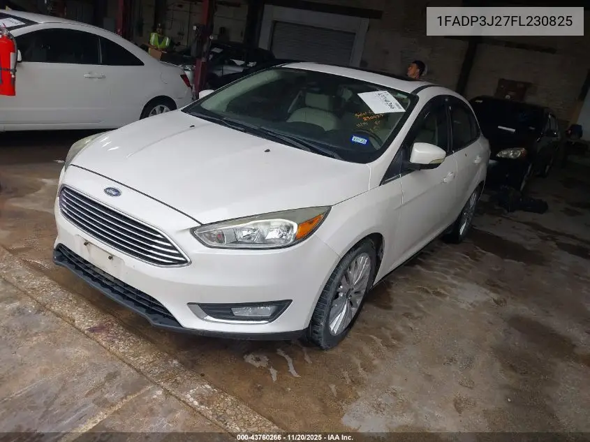 1FADP3J27FL230825 2015 Ford Focus Titanium