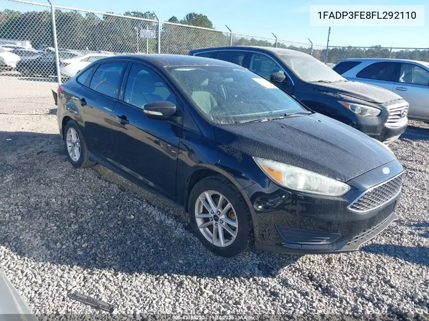 1FADP3FE8FL292110 2015 Ford Focus Se