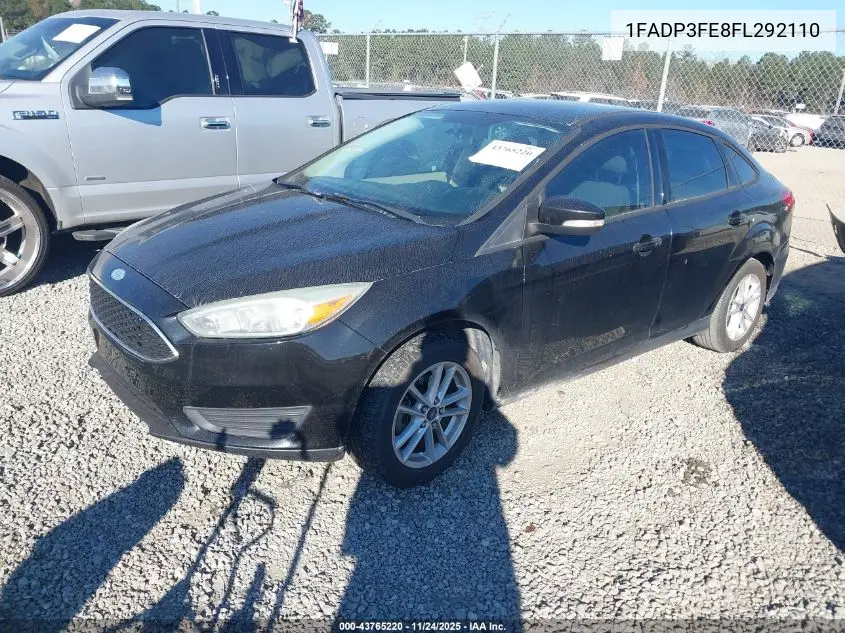 1FADP3FE8FL292110 2015 Ford Focus Se