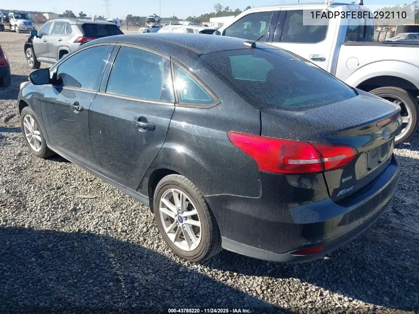 1FADP3FE8FL292110 2015 Ford Focus Se