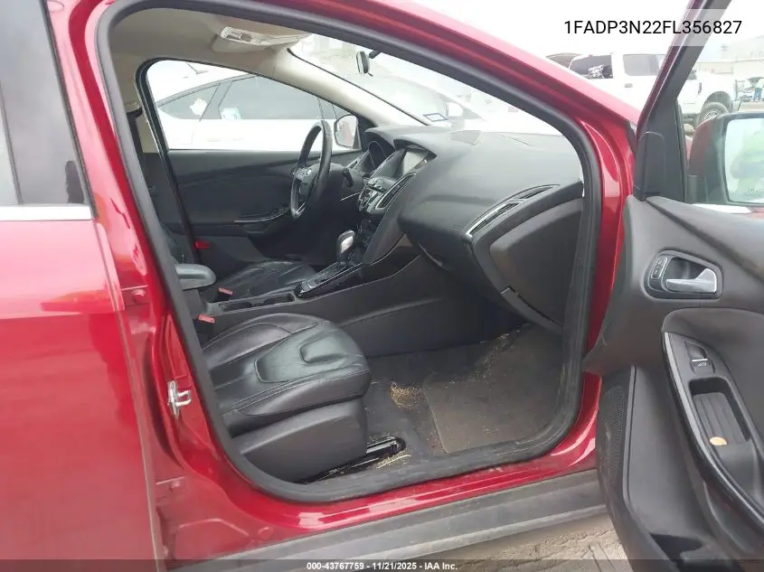 1FADP3N22FL356827 2015 Ford Focus Titanium