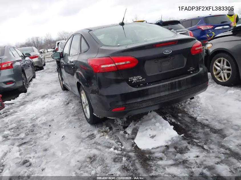 1FADP3F2XFL383305 2015 Ford Focus Se