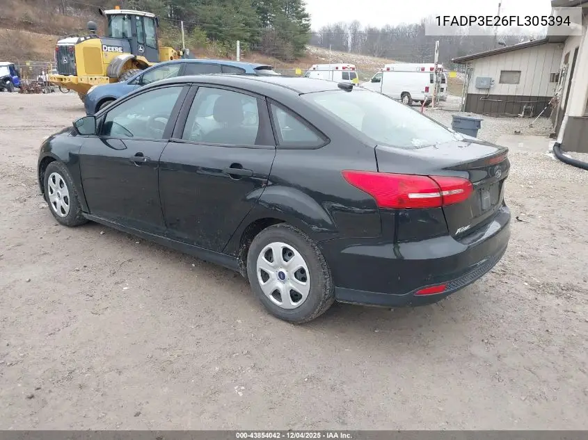 1FADP3E26FL305394 2015 Ford Focus S