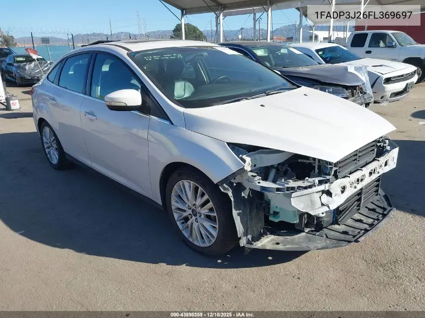 1FADP3J26FL369697 2015 Ford Focus Titanium