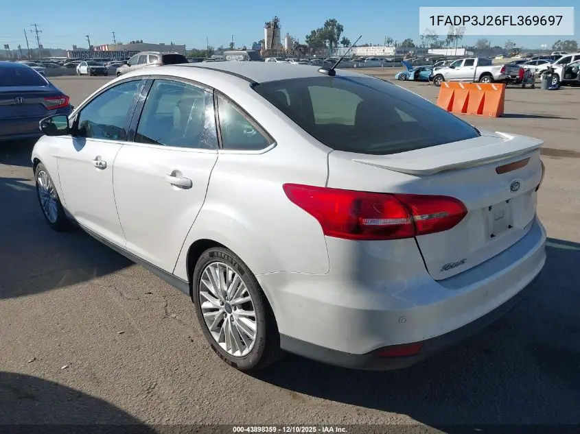1FADP3J26FL369697 2015 Ford Focus Titanium
