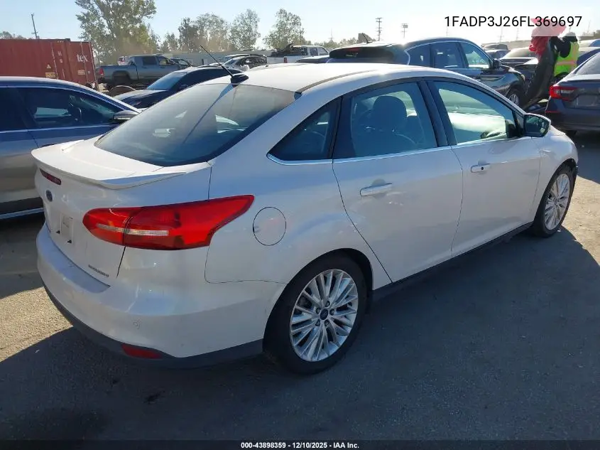 1FADP3J26FL369697 2015 Ford Focus Titanium