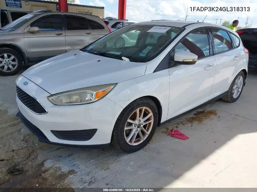 1FADP3K24GL318313 2016 Ford Focus Se