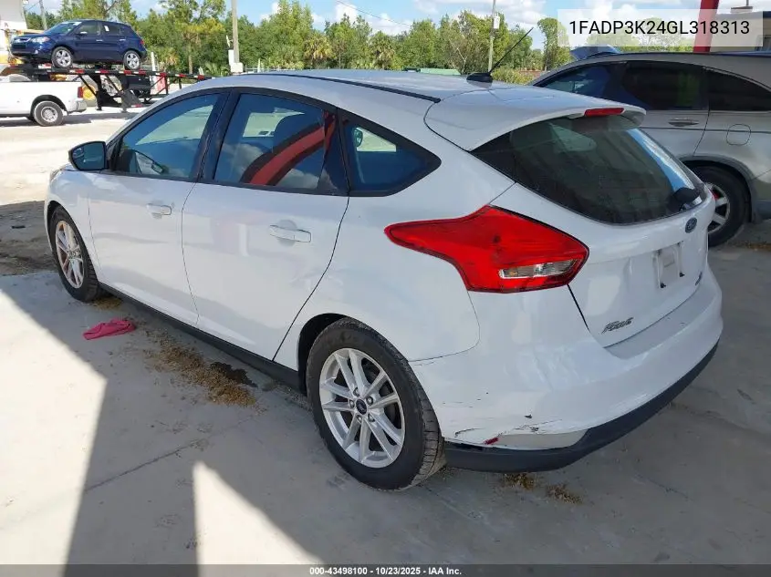 1FADP3K24GL318313 2016 Ford Focus Se
