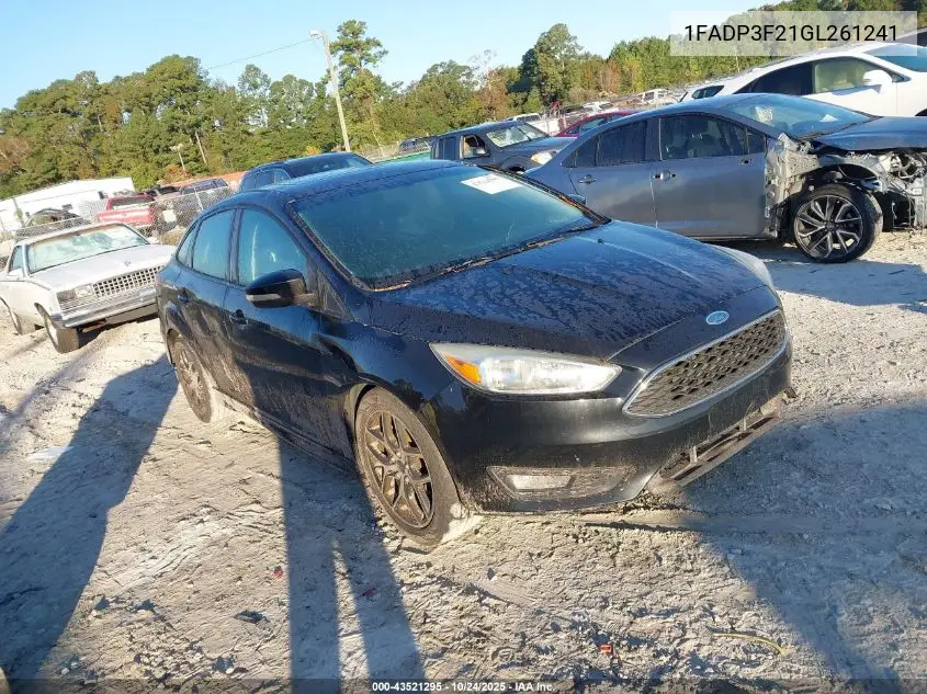 1FADP3F21GL261241 2016 Ford Focus Se