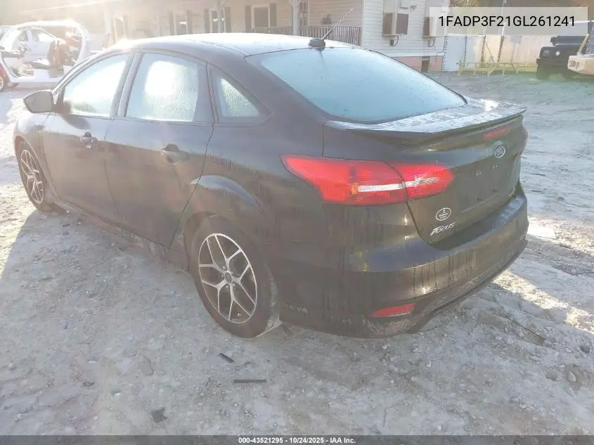1FADP3F21GL261241 2016 Ford Focus Se