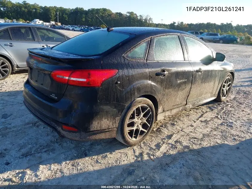 1FADP3F21GL261241 2016 Ford Focus Se