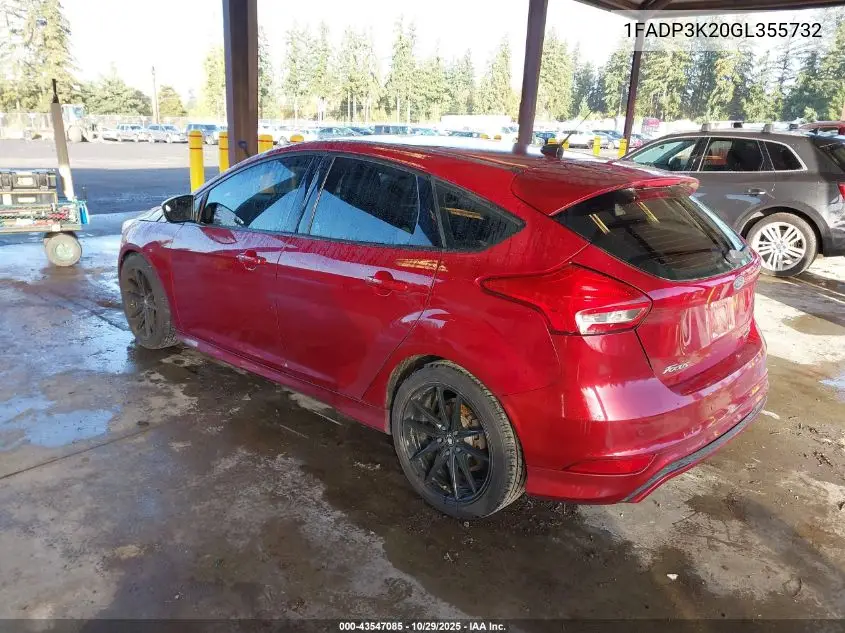 1FADP3K20GL355732 2016 Ford Focus Se