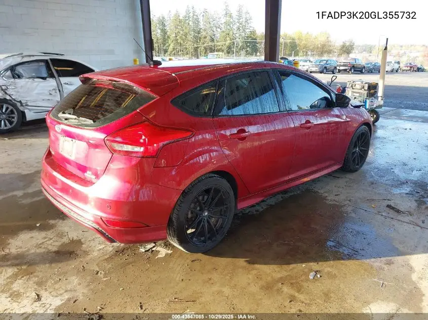 1FADP3K20GL355732 2016 Ford Focus Se