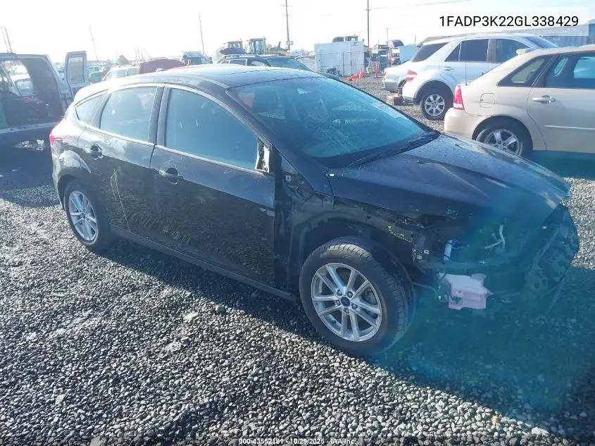 1FADP3K22GL338429 2016 Ford Focus Se