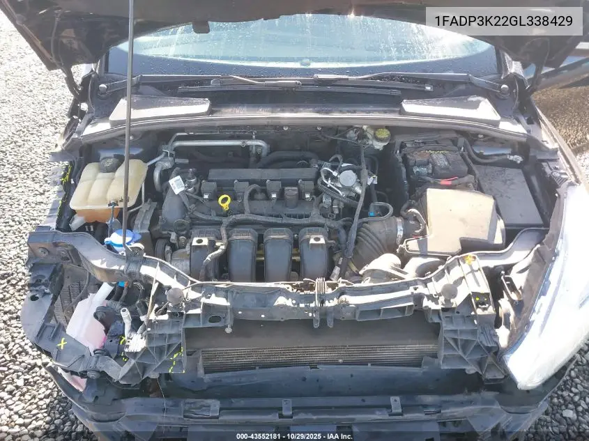 1FADP3K22GL338429 2016 Ford Focus Se