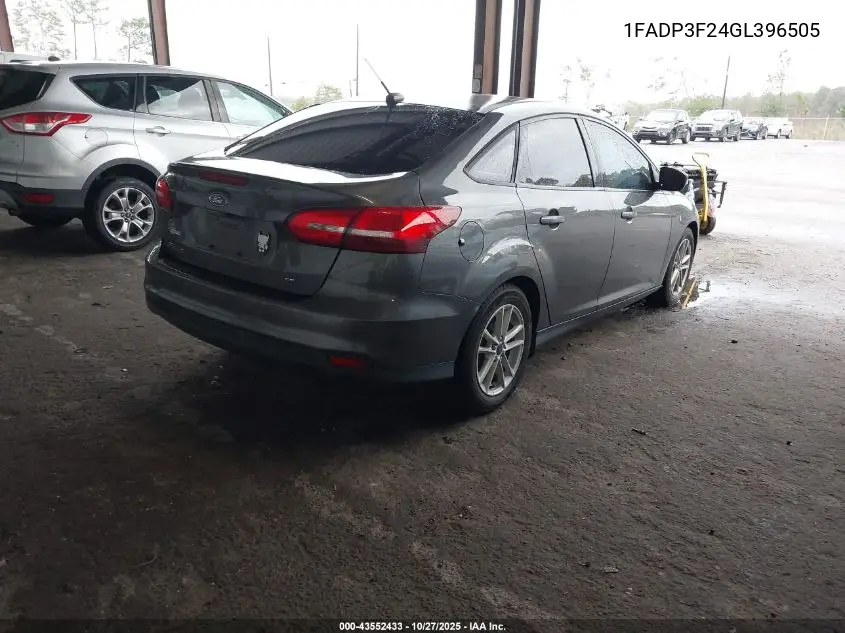 1FADP3F24GL396505 2016 Ford Focus Se