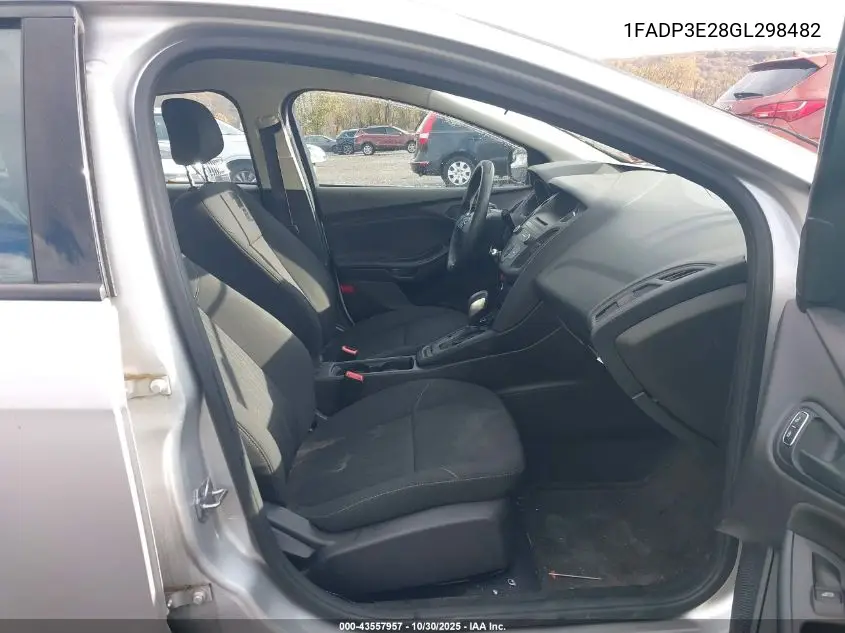 1FADP3E28GL298482 2016 Ford Focus S
