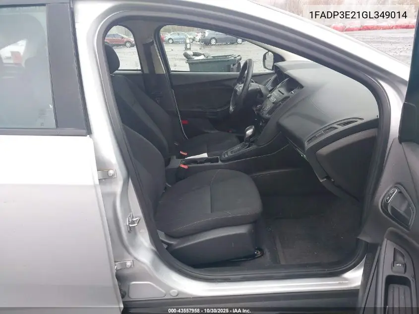 1FADP3E21GL349014 2016 Ford Focus S