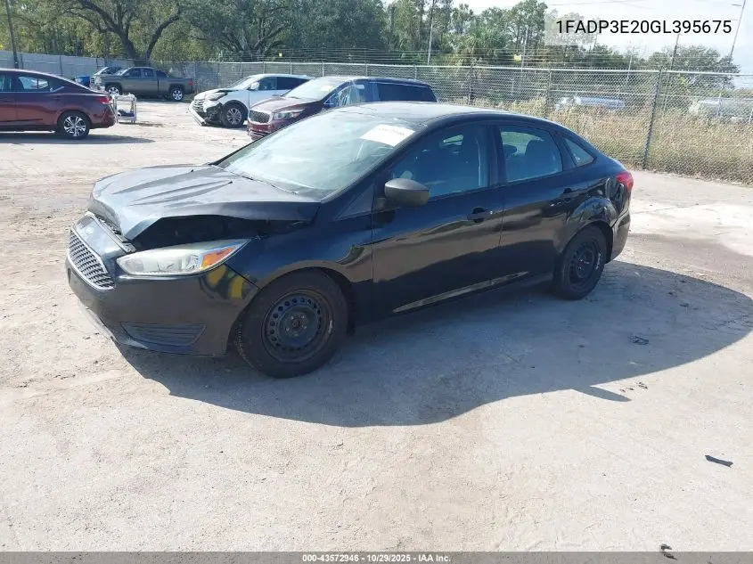 1FADP3E20GL395675 2016 Ford Focus S
