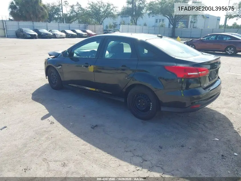 1FADP3E20GL395675 2016 Ford Focus S