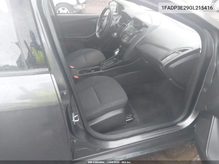 1FADP3E29GL215416 2016 Ford Focus S