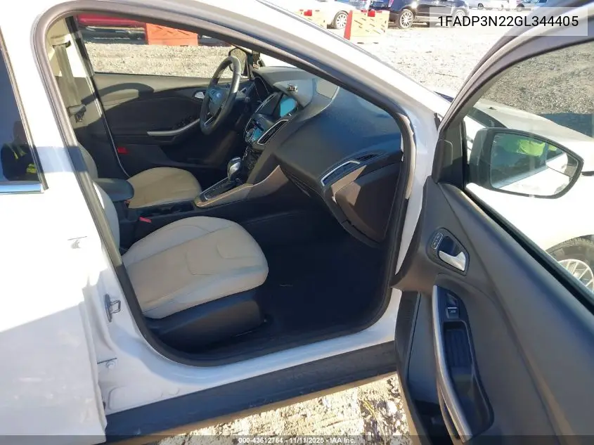 1FADP3N22GL344405 2016 Ford Focus Titanium