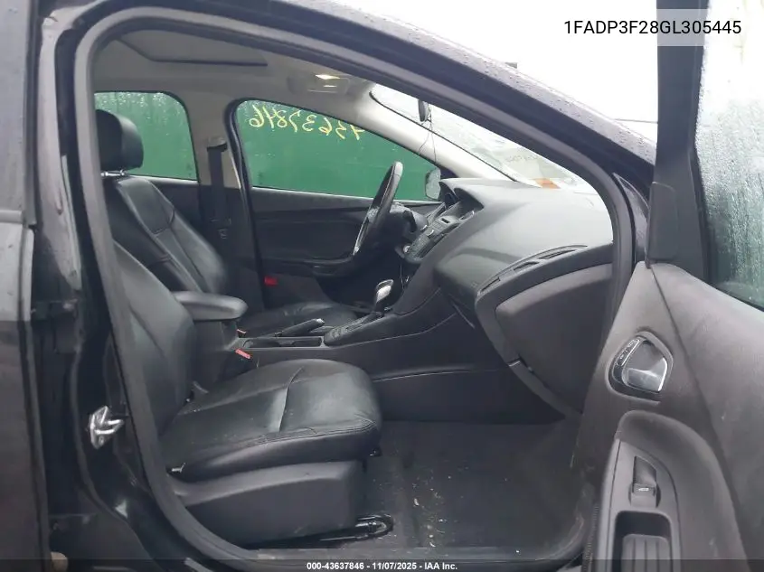 1FADP3F28GL305445 2016 Ford Focus Se