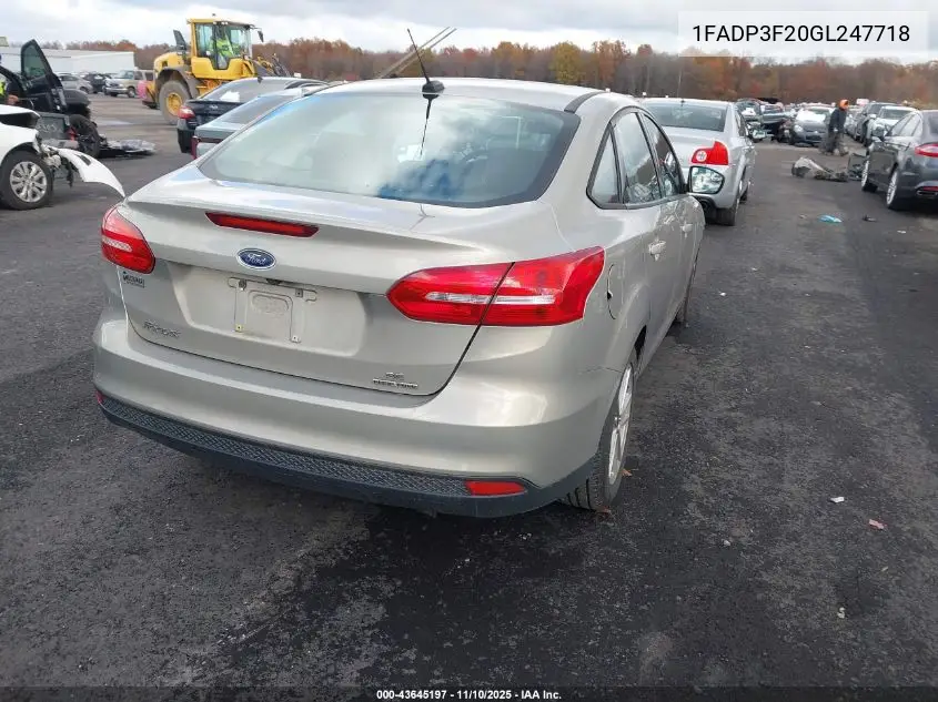 1FADP3F20GL247718 2016 Ford Focus Se