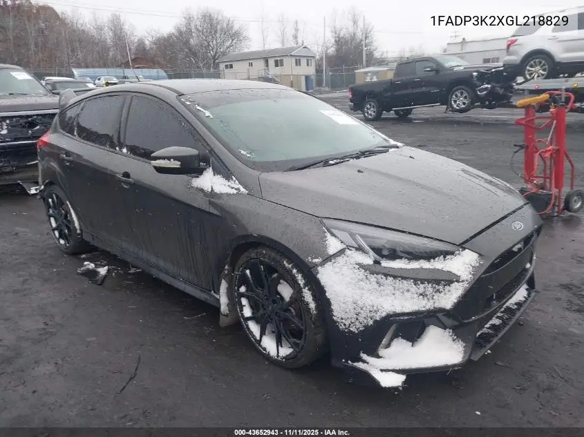1FADP3K2XGL218829 2016 Ford Focus Se