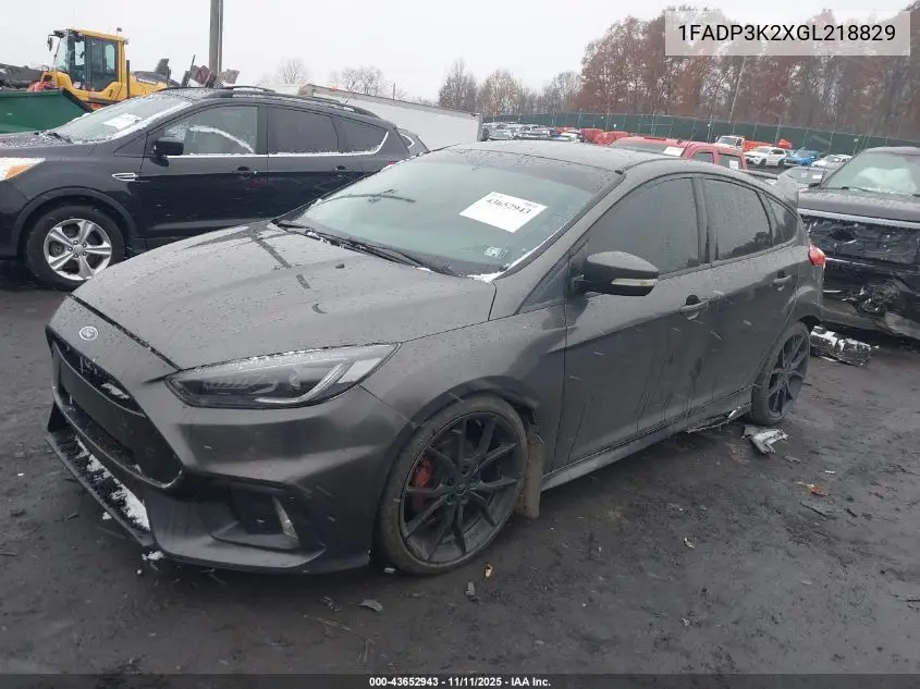 1FADP3K2XGL218829 2016 Ford Focus Se