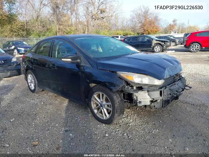 1FADP3F29GL226530 2016 Ford Focus Se