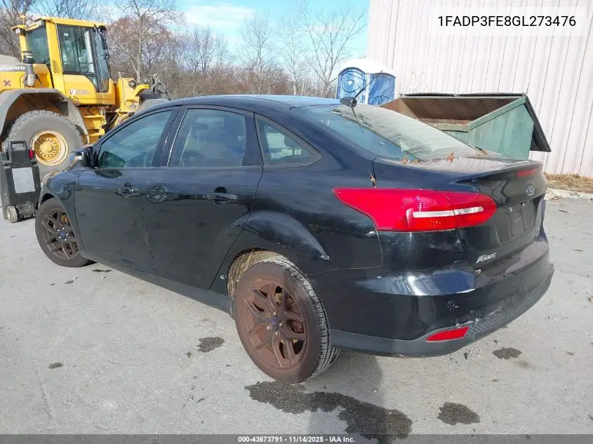 1FADP3FE8GL273476 2016 Ford Focus Se