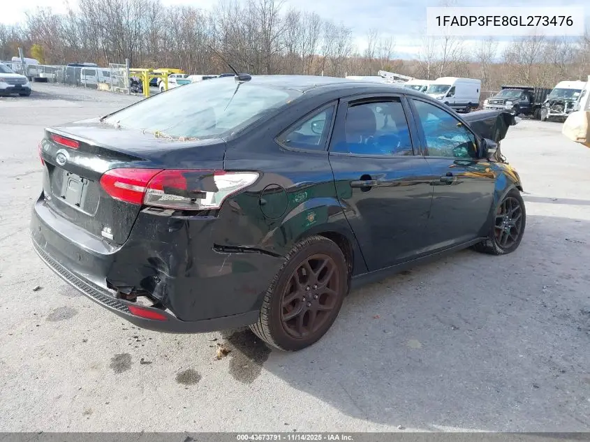 1FADP3FE8GL273476 2016 Ford Focus Se