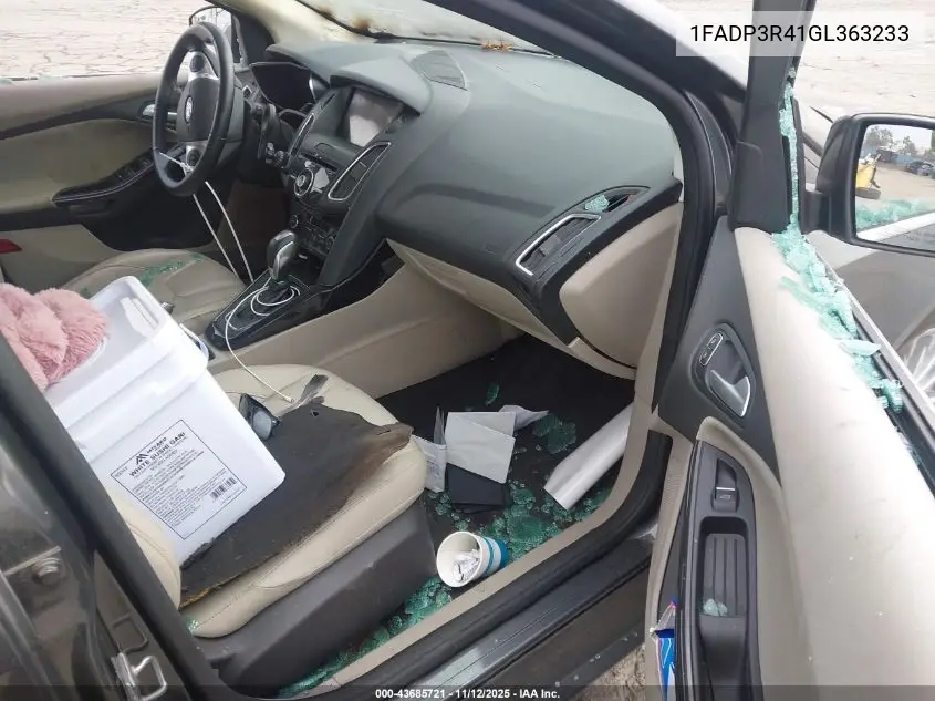 1FADP3R41GL363233 2016 Ford Focus Electric