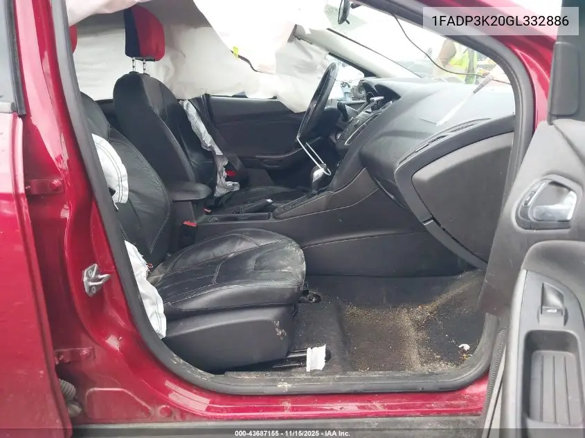 1FADP3K20GL332886 2016 Ford Focus Se