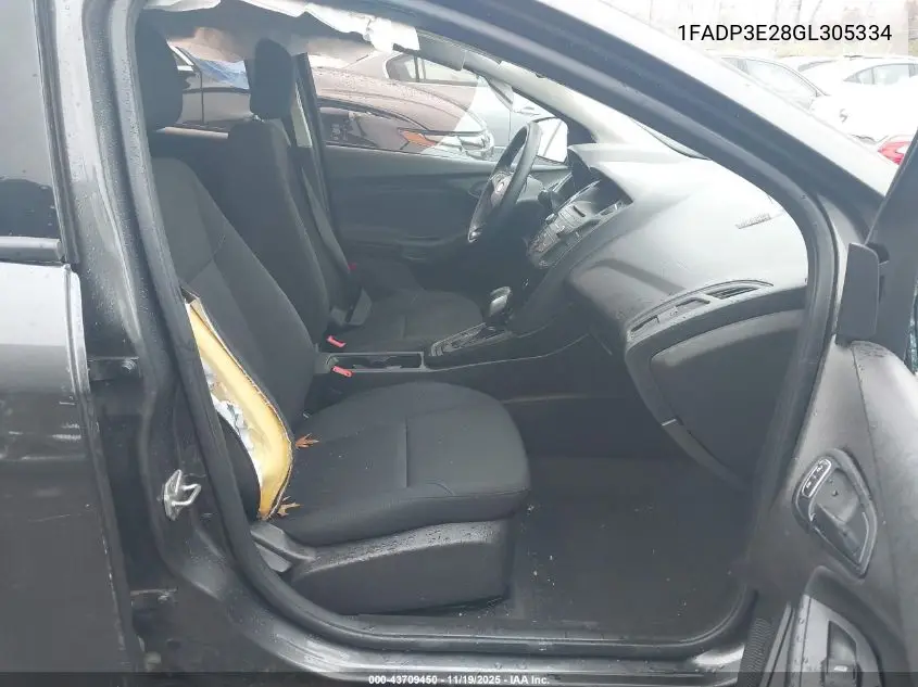1FADP3E28GL305334 2016 Ford Focus S