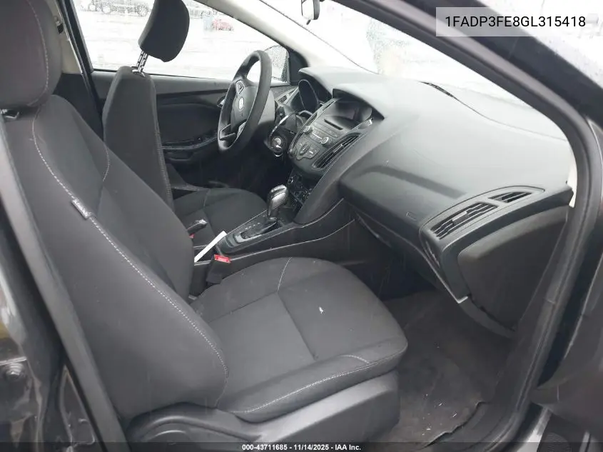 1FADP3FE8GL315418 2016 Ford Focus Se
