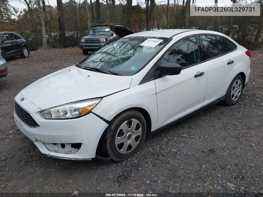 1FADP3E26GL329731 2016 Ford Focus S