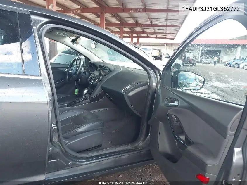 1FADP3J21GL362772 2016 Ford Focus Titanium