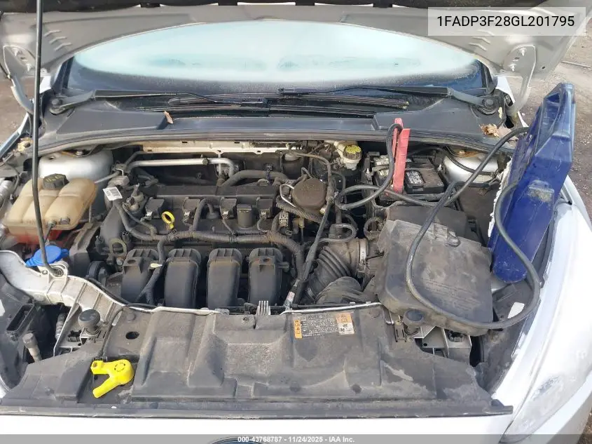 1FADP3F28GL201795 2016 Ford Focus Se