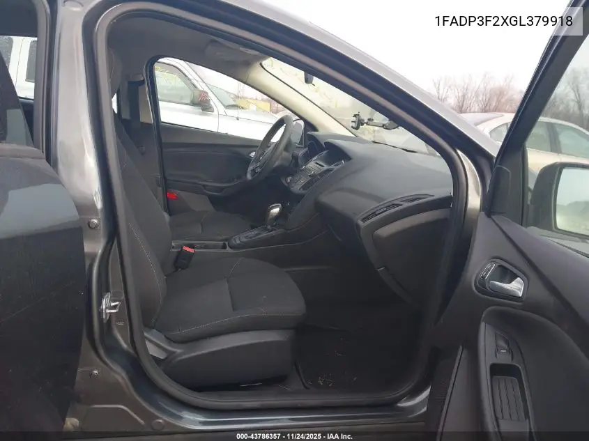 1FADP3F2XGL379918 2016 Ford Focus Se
