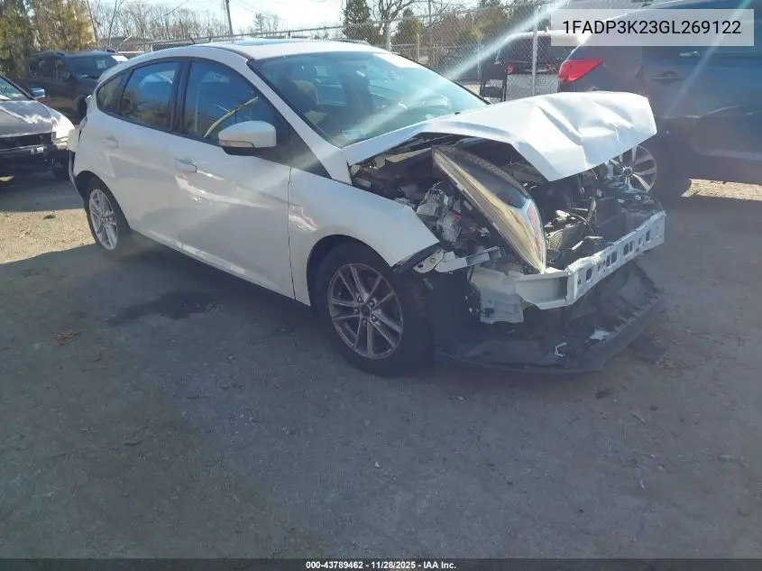 1FADP3K23GL269122 2016 Ford Focus Se