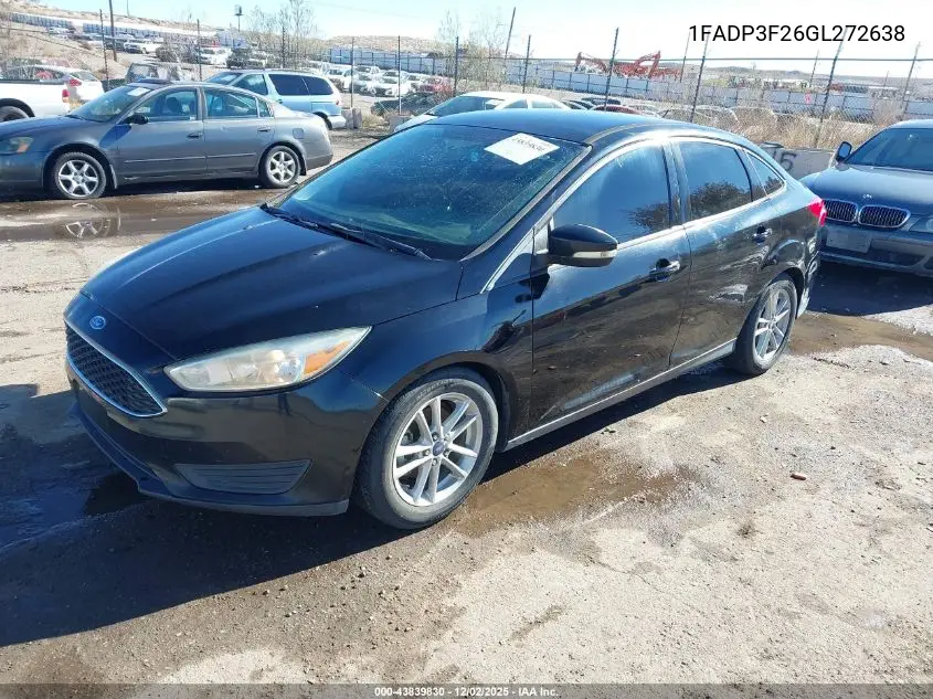 1FADP3F26GL272638 2016 Ford Focus Se