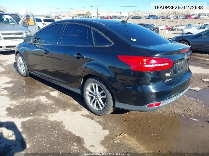 1FADP3F26GL272638 2016 Ford Focus Se