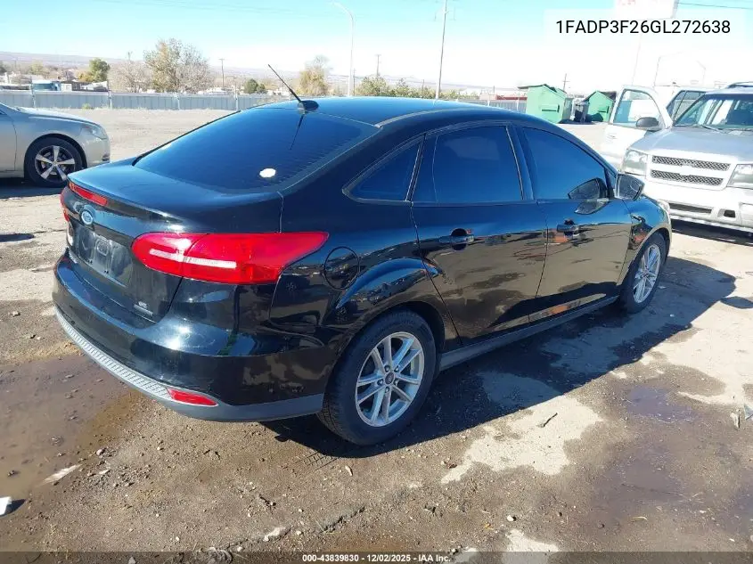 1FADP3F26GL272638 2016 Ford Focus Se