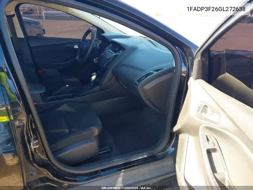 1FADP3F26GL272638 2016 Ford Focus Se
