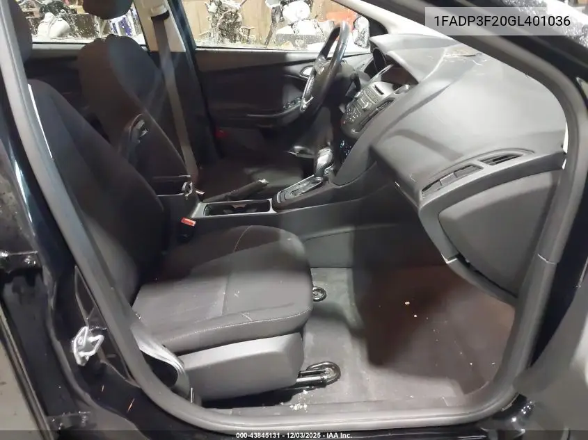 1FADP3F20GL401036 2016 Ford Focus Se