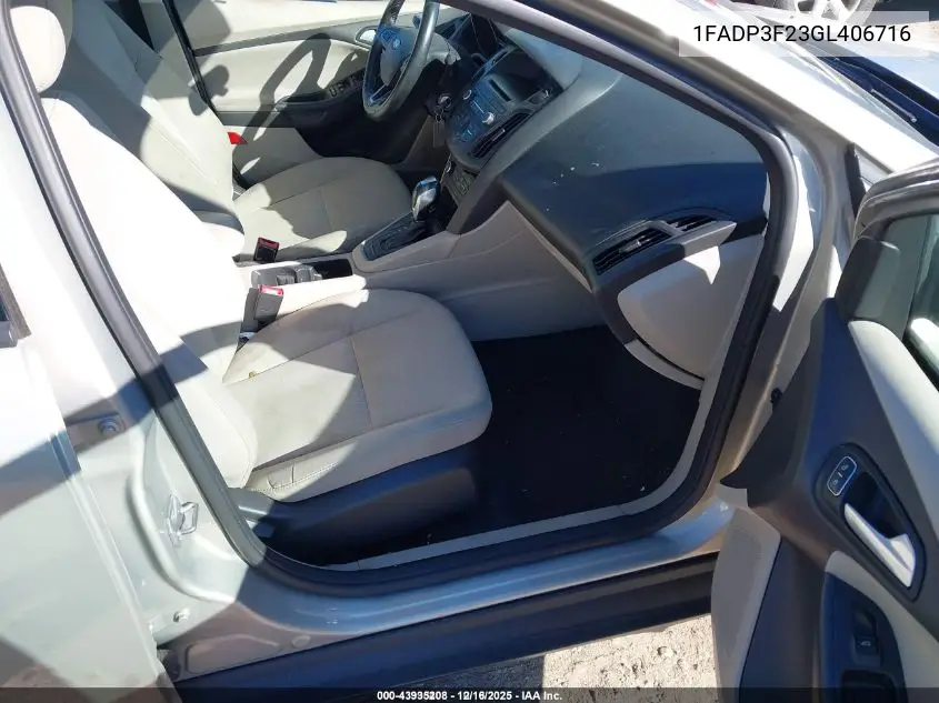 1FADP3F23GL406716 2016 Ford Focus Se