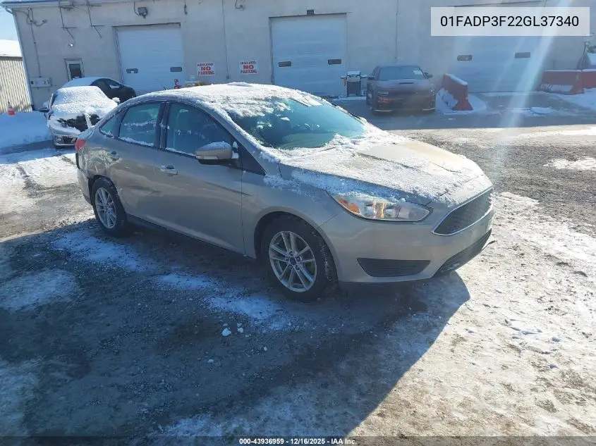 01FADP3F22GL37340 2016 Ford Focus Se