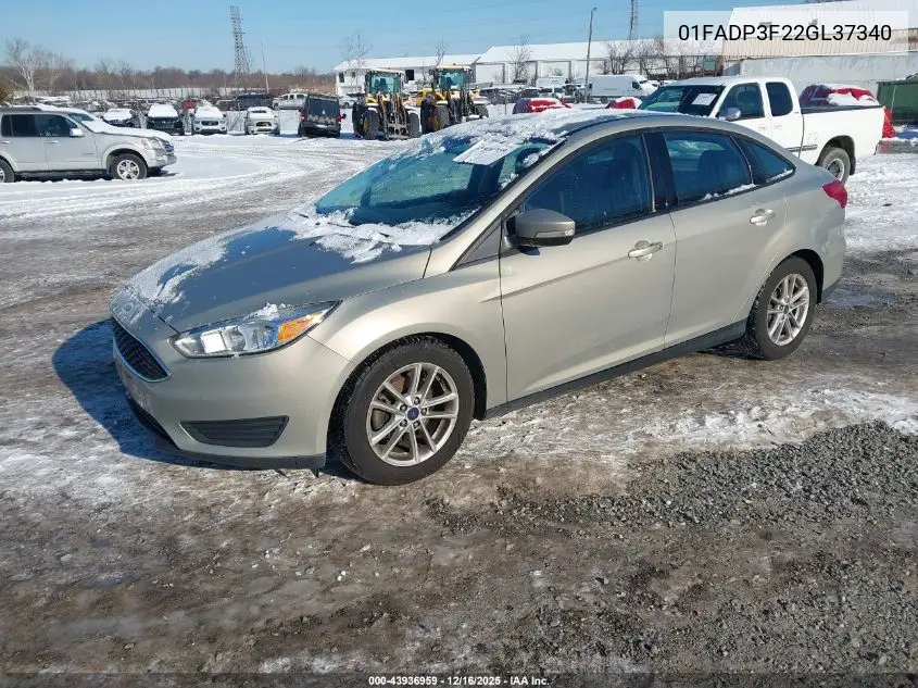 01FADP3F22GL37340 2016 Ford Focus Se
